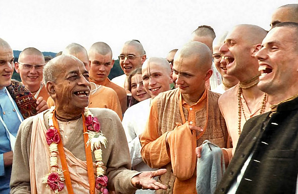 Srila Prabhupada with German Devotees